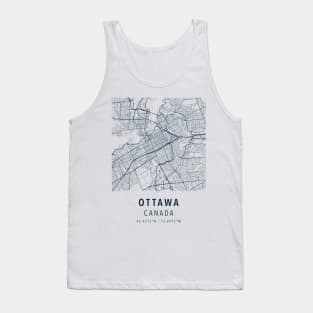 ottawa simple map Tank Top